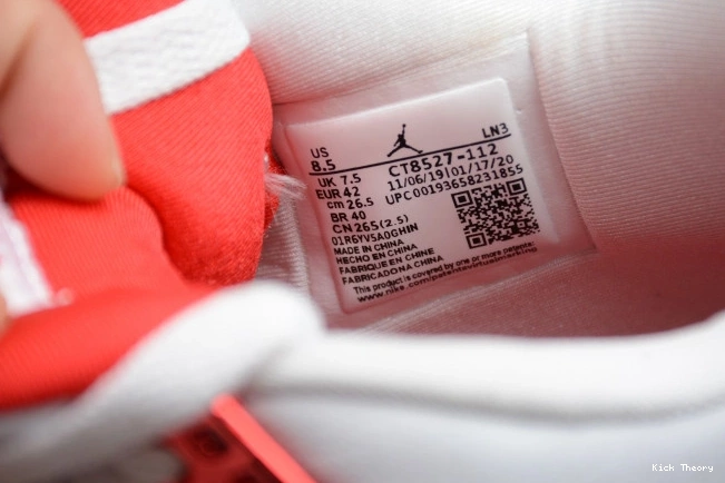 Kick Theory Air CT8527-112 Jordan 4 Metallic Red 0717